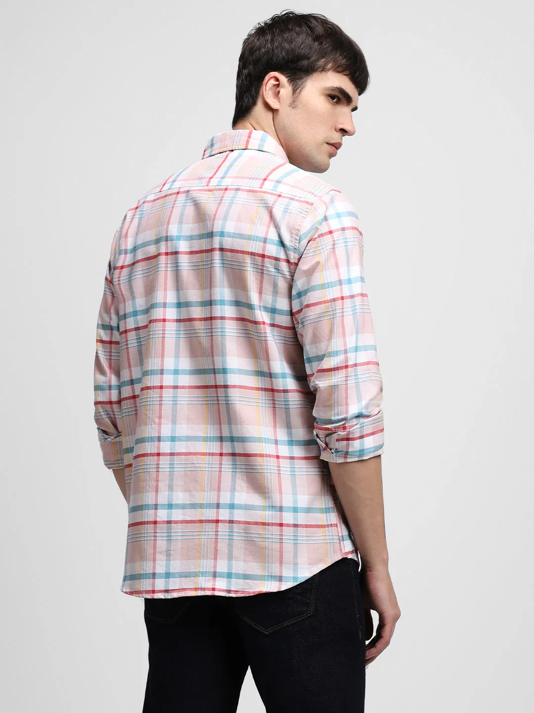 Men's Pink Casual Shirts