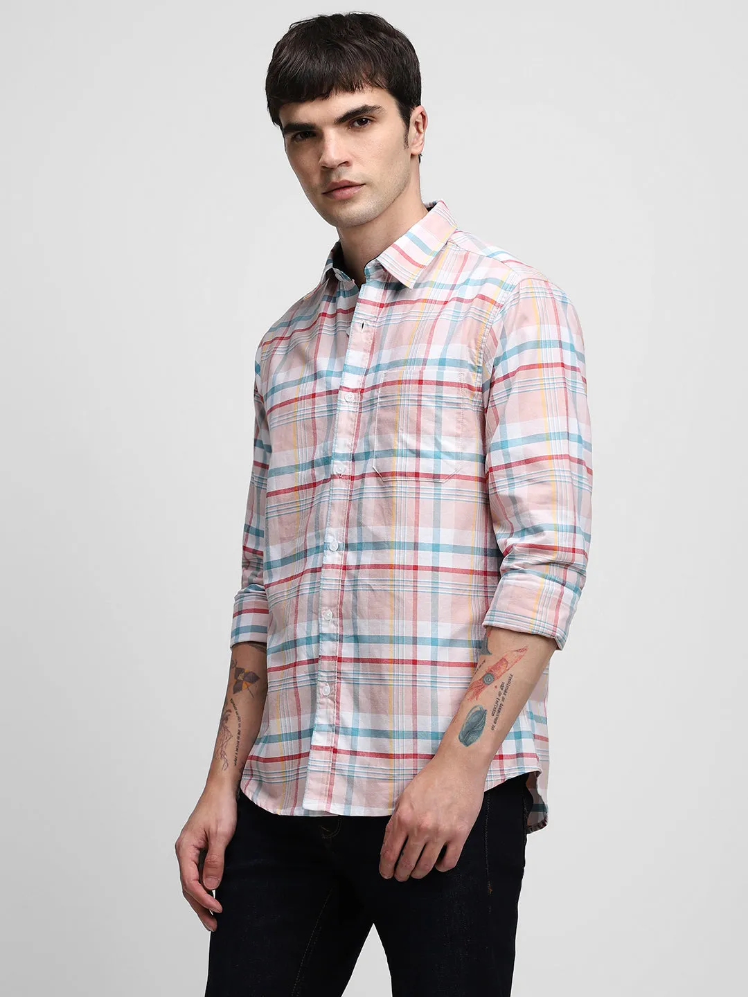 Men's Pink Casual Shirts