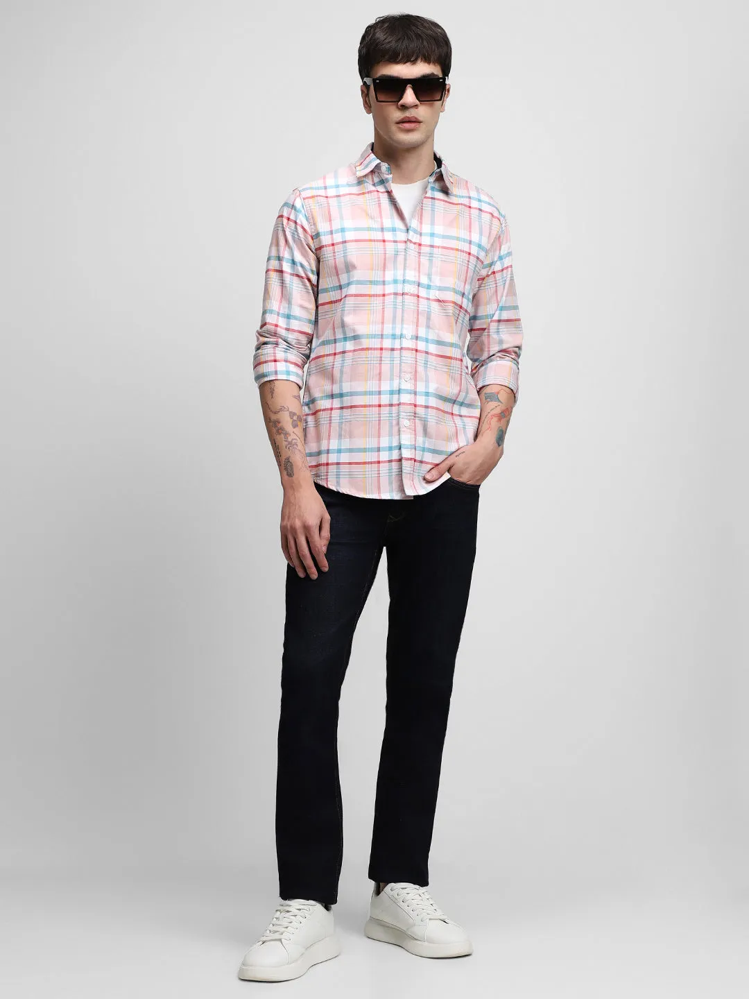 Men's Pink Casual Shirts