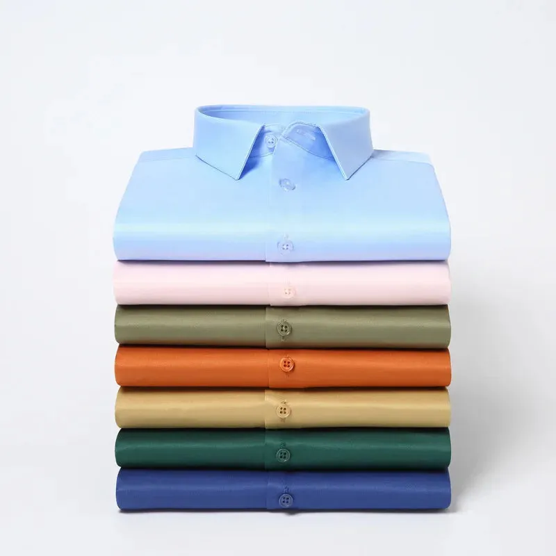 Men's Satin Lycra formal  Full Sleeve shirt Teal Blue