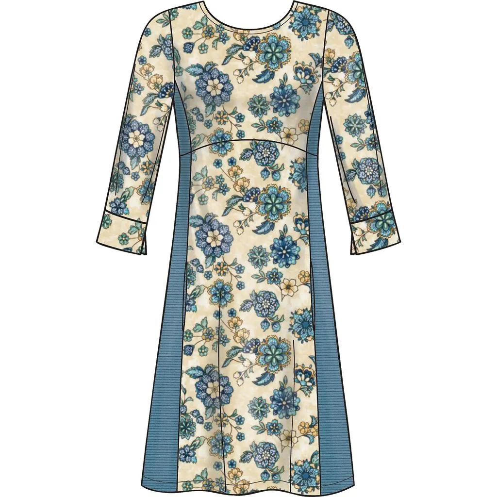 New Look Sewing Pattern N6632 Misses' Knit Empire Dresses