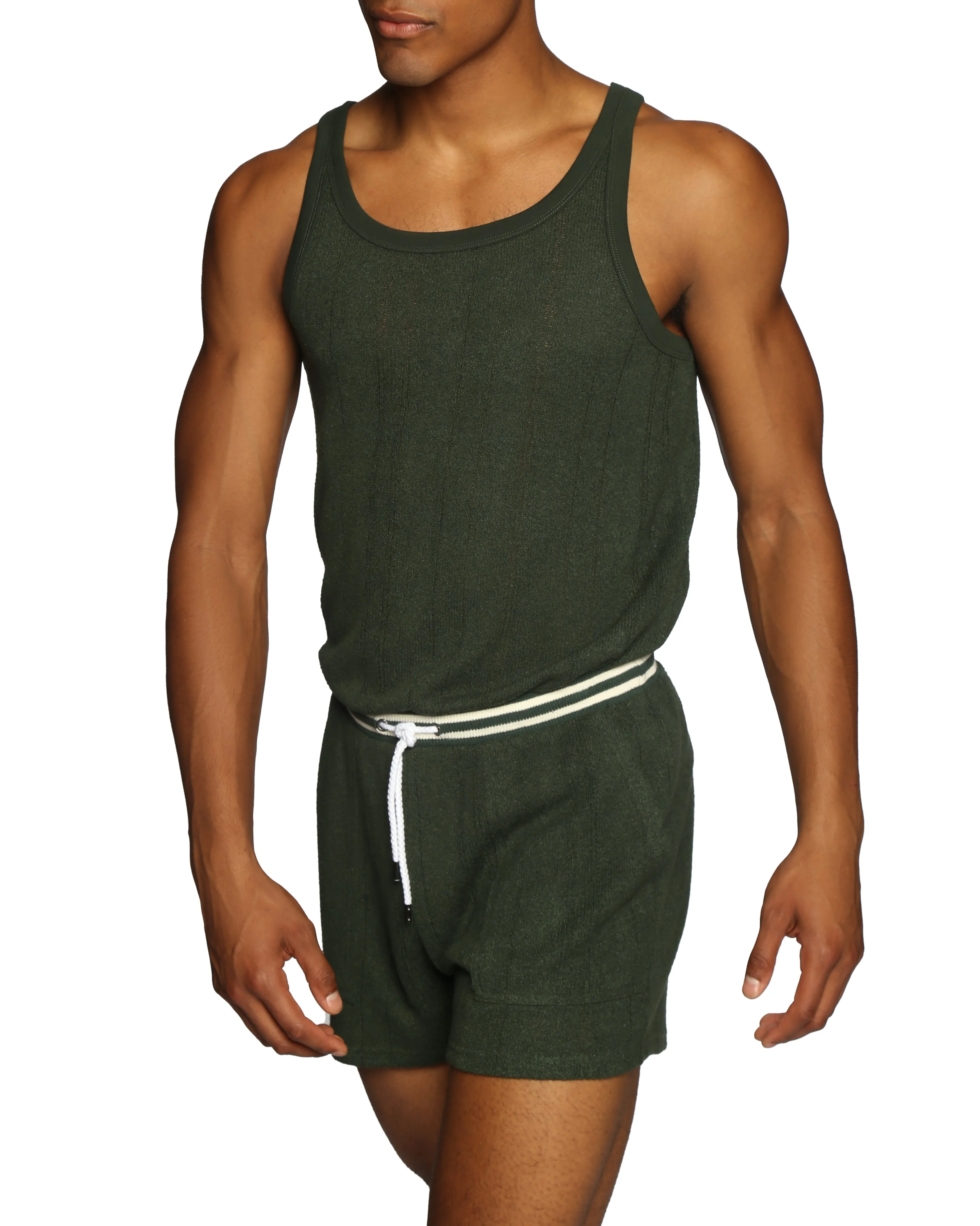 NEW RESORT '25- Forest Antibes Knit Cabana Short