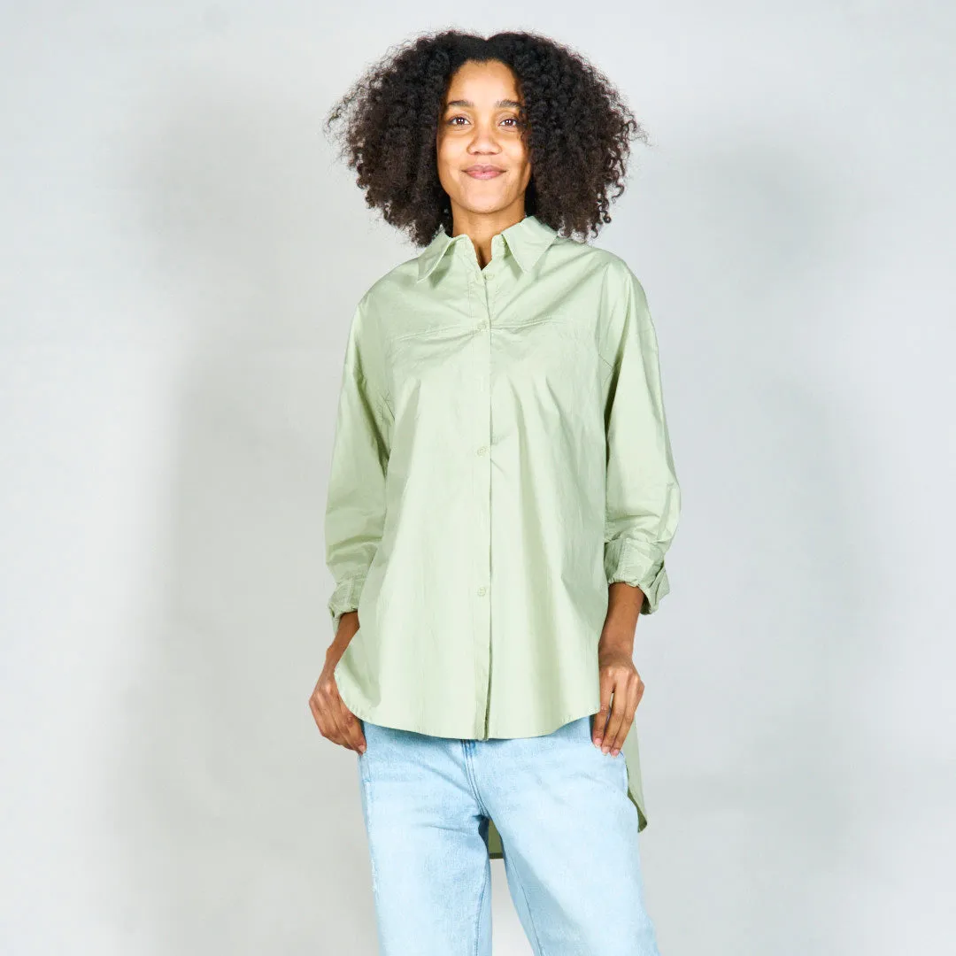 Oversized button-up shirt wholesale