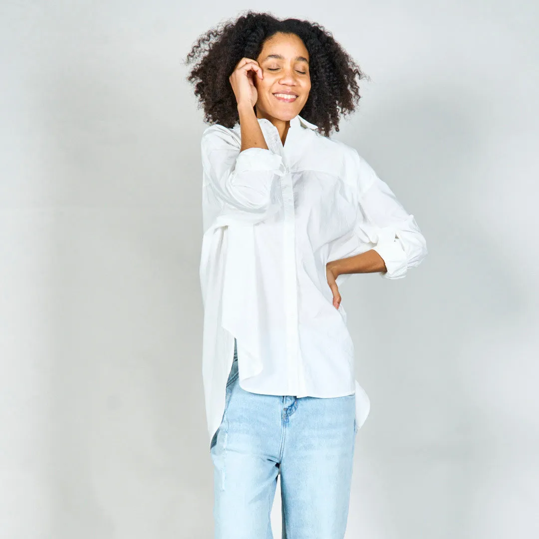 Oversized button-up shirt wholesale