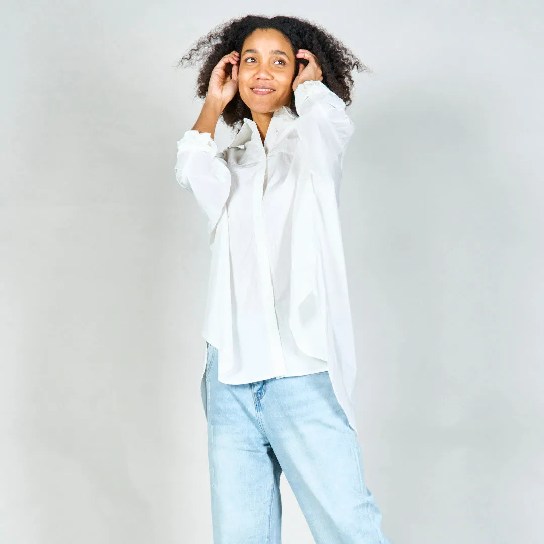Oversized button-up shirt wholesale