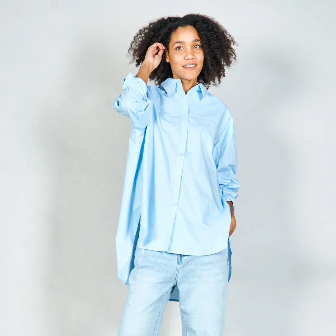 Oversized button-up shirt wholesale