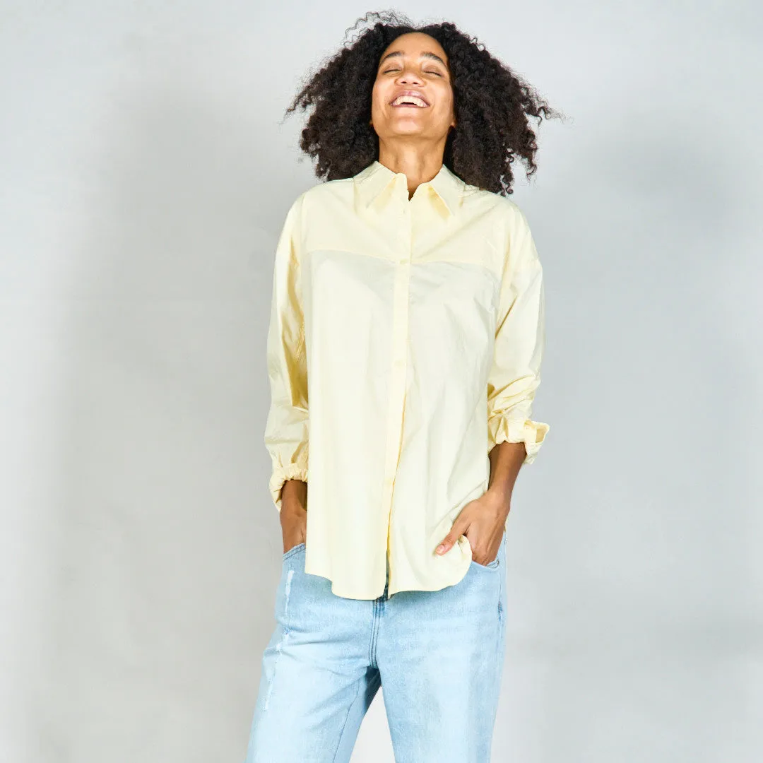 Oversized button-up shirt wholesale