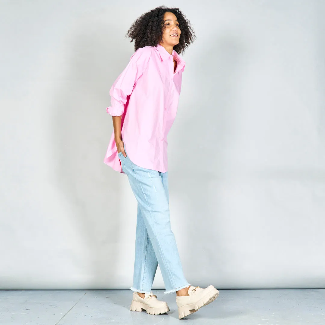 Oversized button-up shirt wholesale