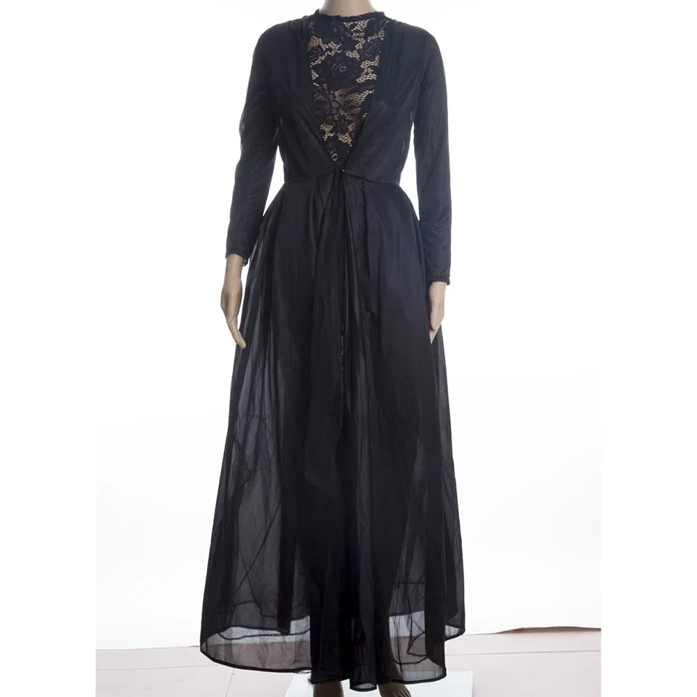 Party Costume Lady Autumn Dress Black