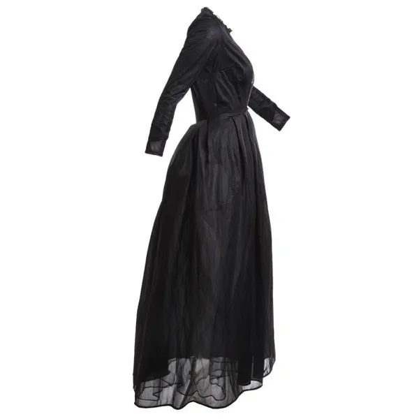 Party Costume Lady Autumn Dress Black