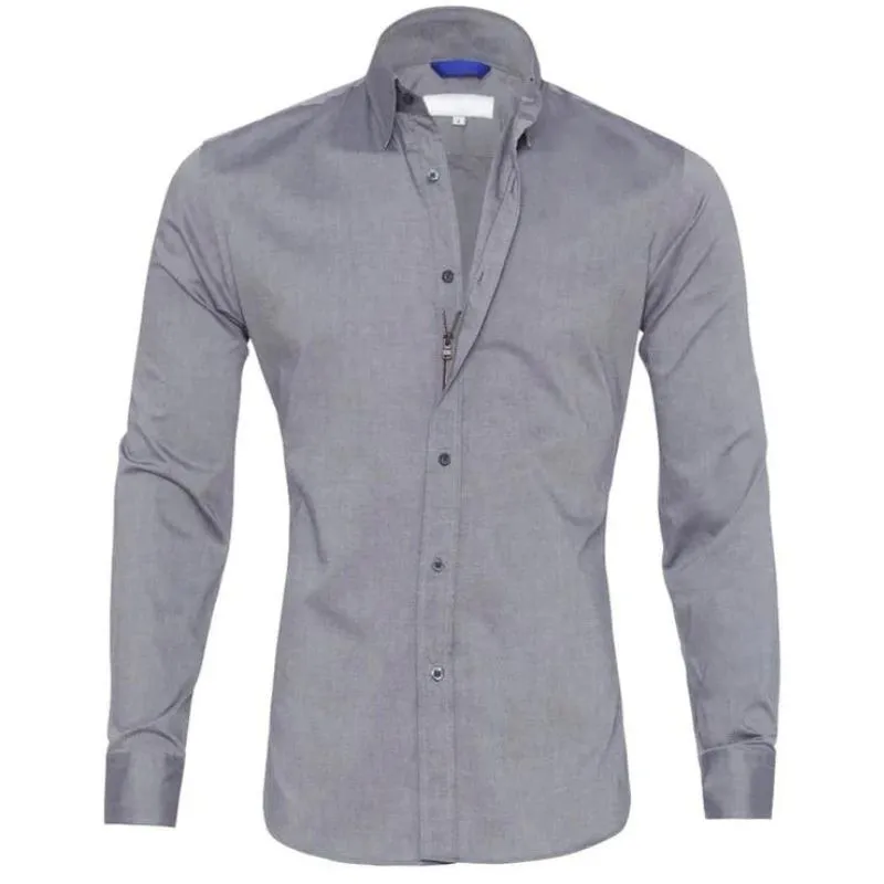 Paul™ Wrinkle Free | Hidden Zipper Shirt