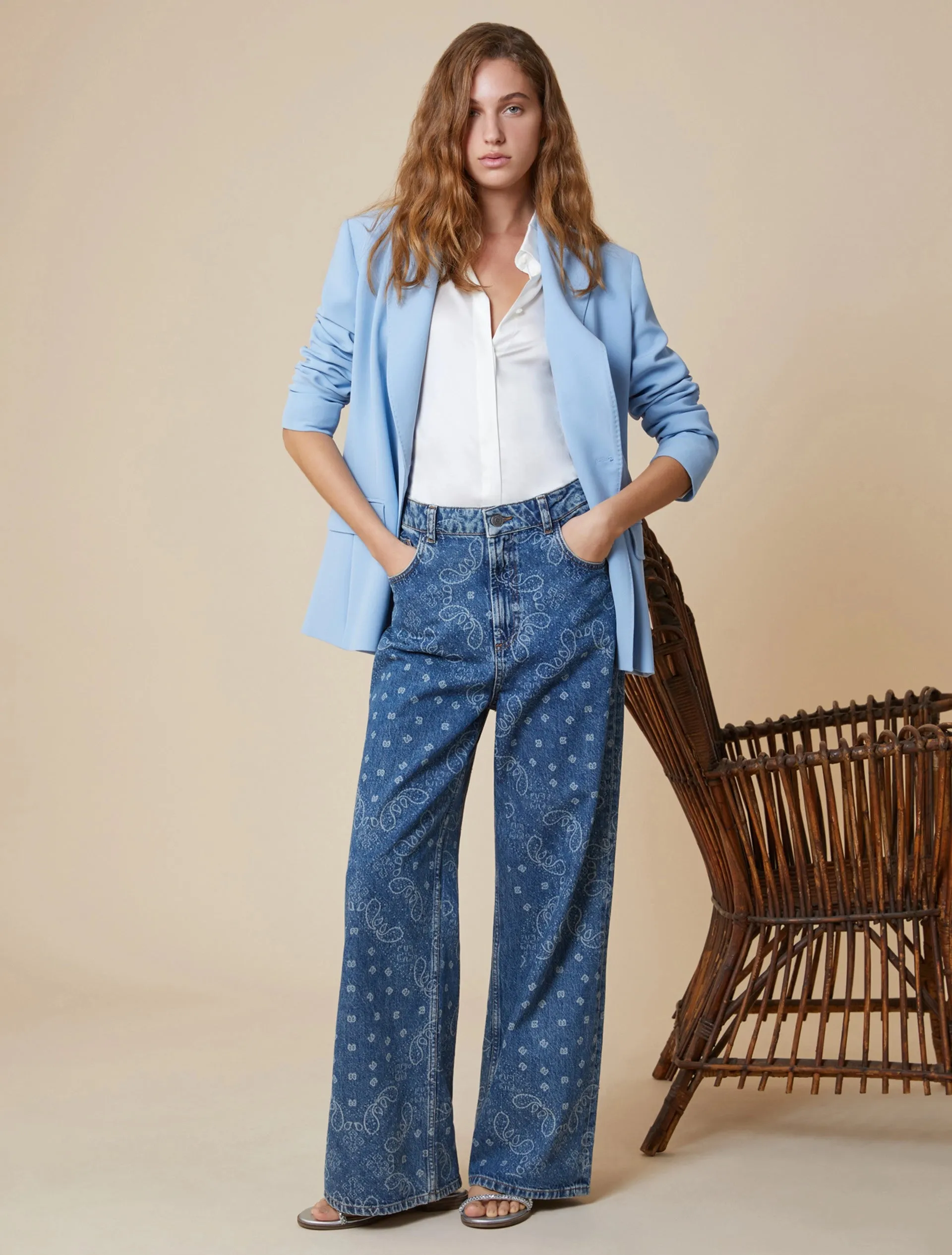 Penny Black Result Baby Blue Cady Blazer