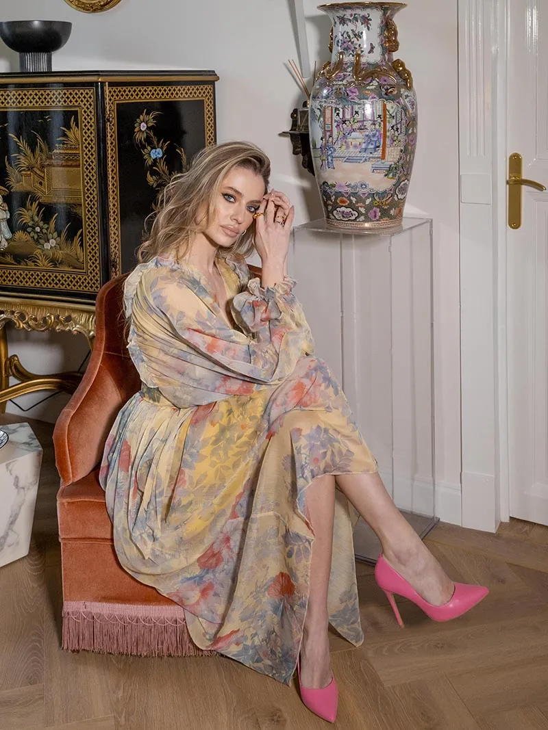 Phoenix Chiffon Dress