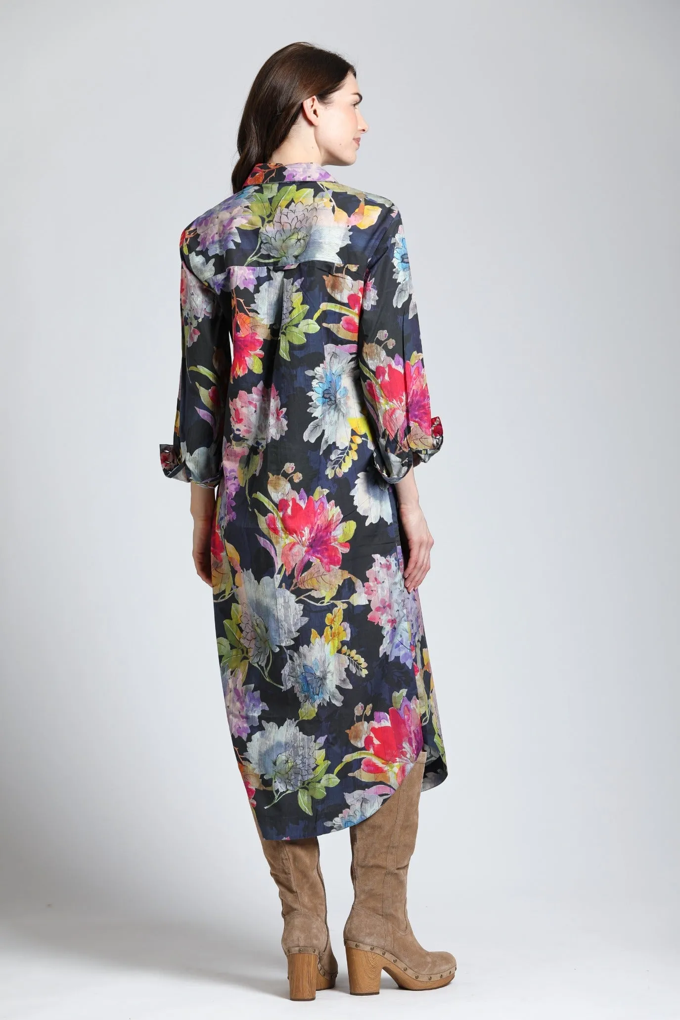Printed Shirt Dress