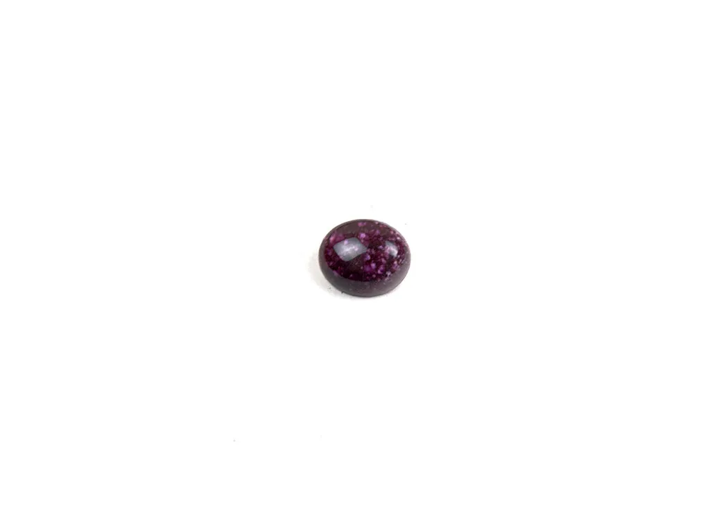 Purple Oval Marble Look Acrylic Buttons