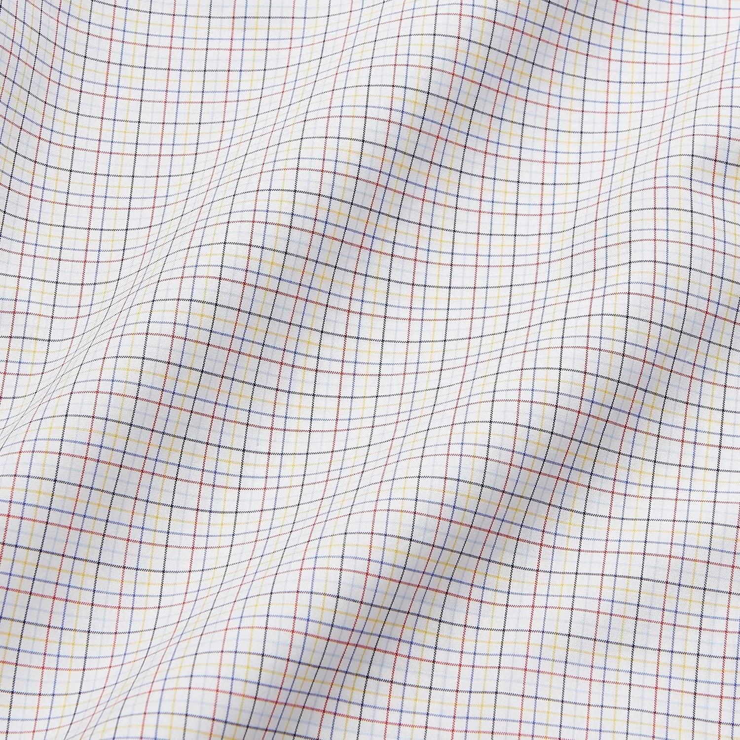 Red Multi Check Regular Fit Mayfair Shirt