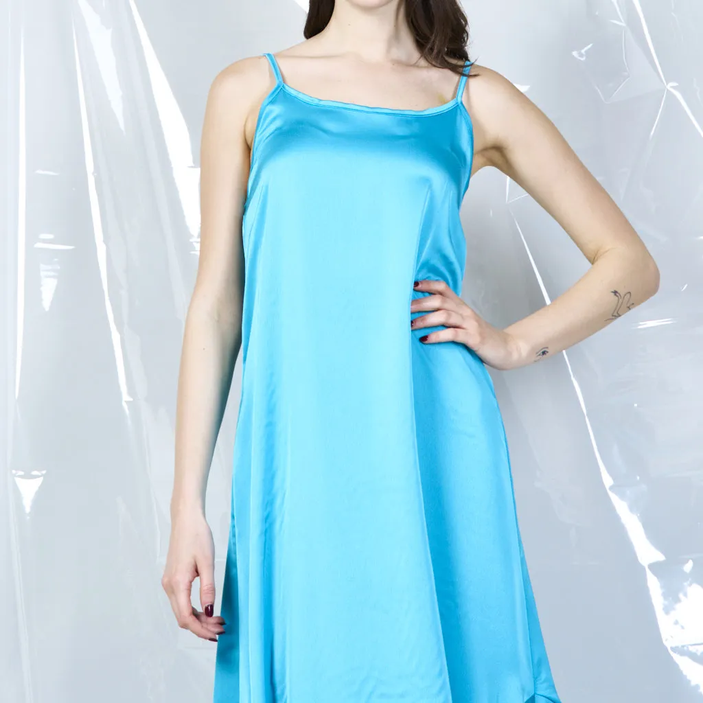 Silky spaghetti strap dress wholesale