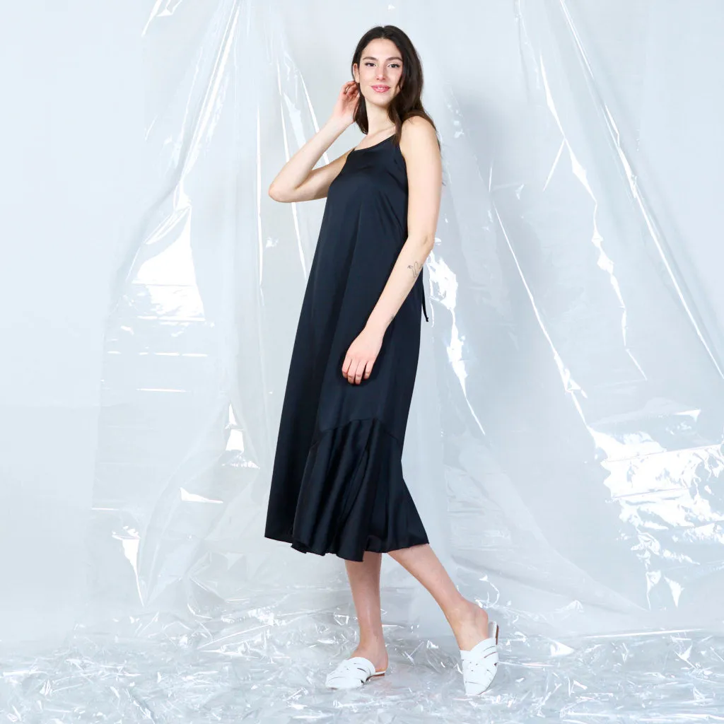 Silky spaghetti strap dress wholesale
