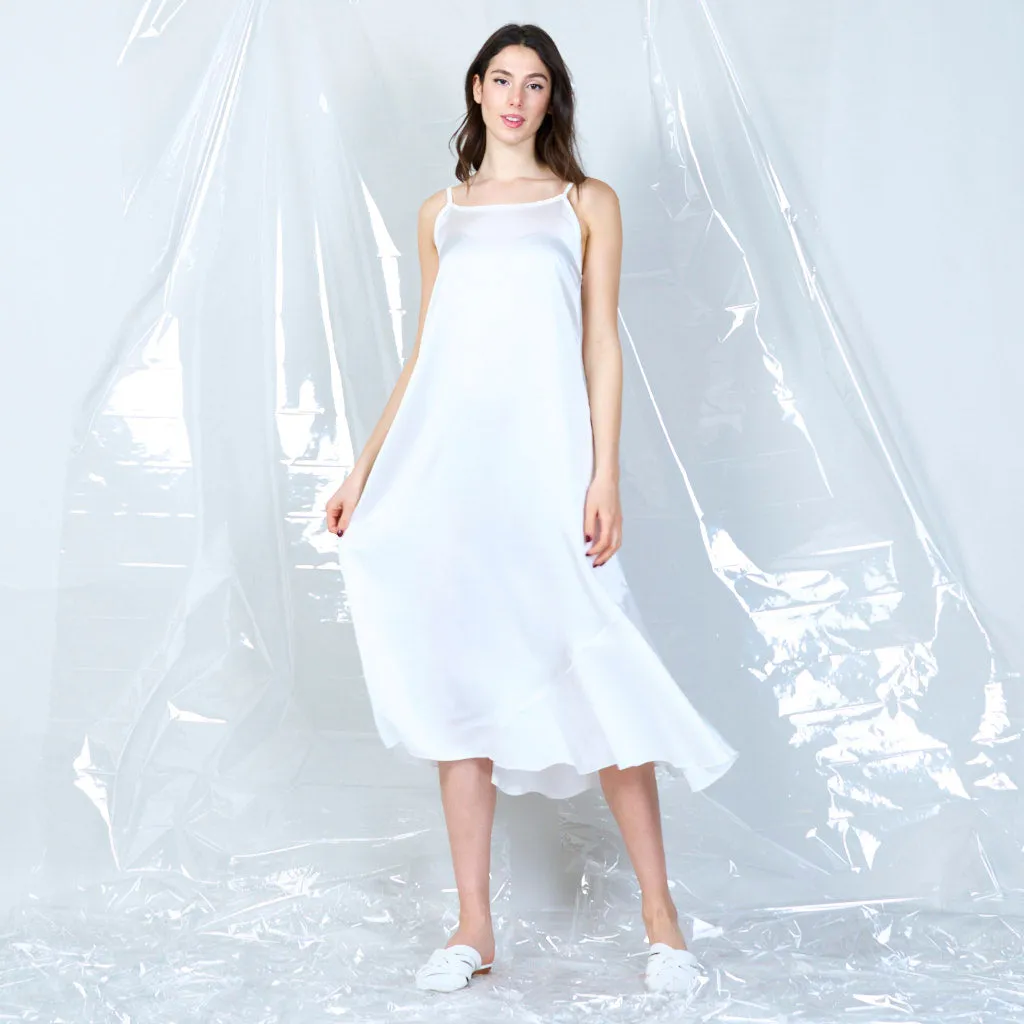 Silky spaghetti strap dress wholesale