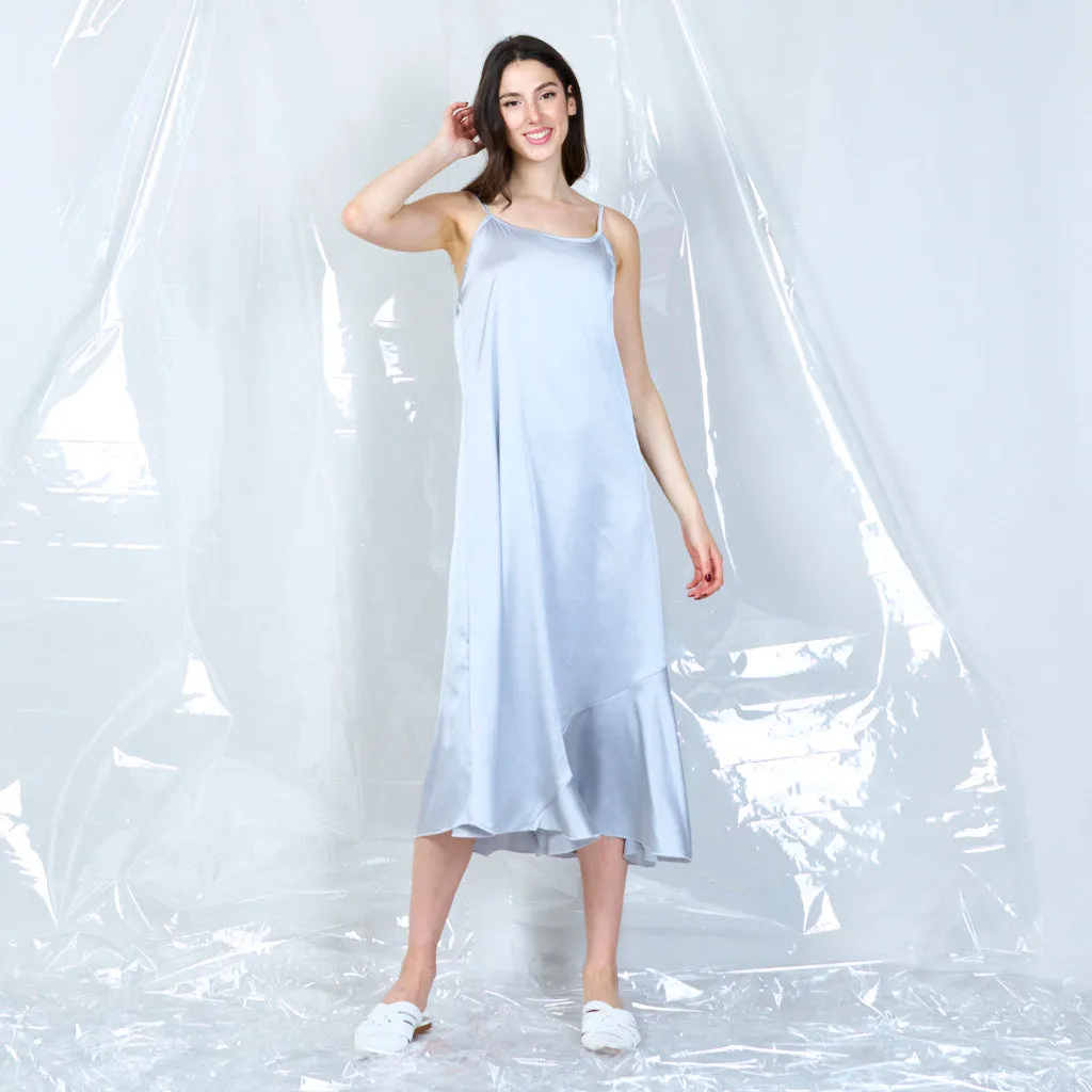 Silky spaghetti strap dress wholesale