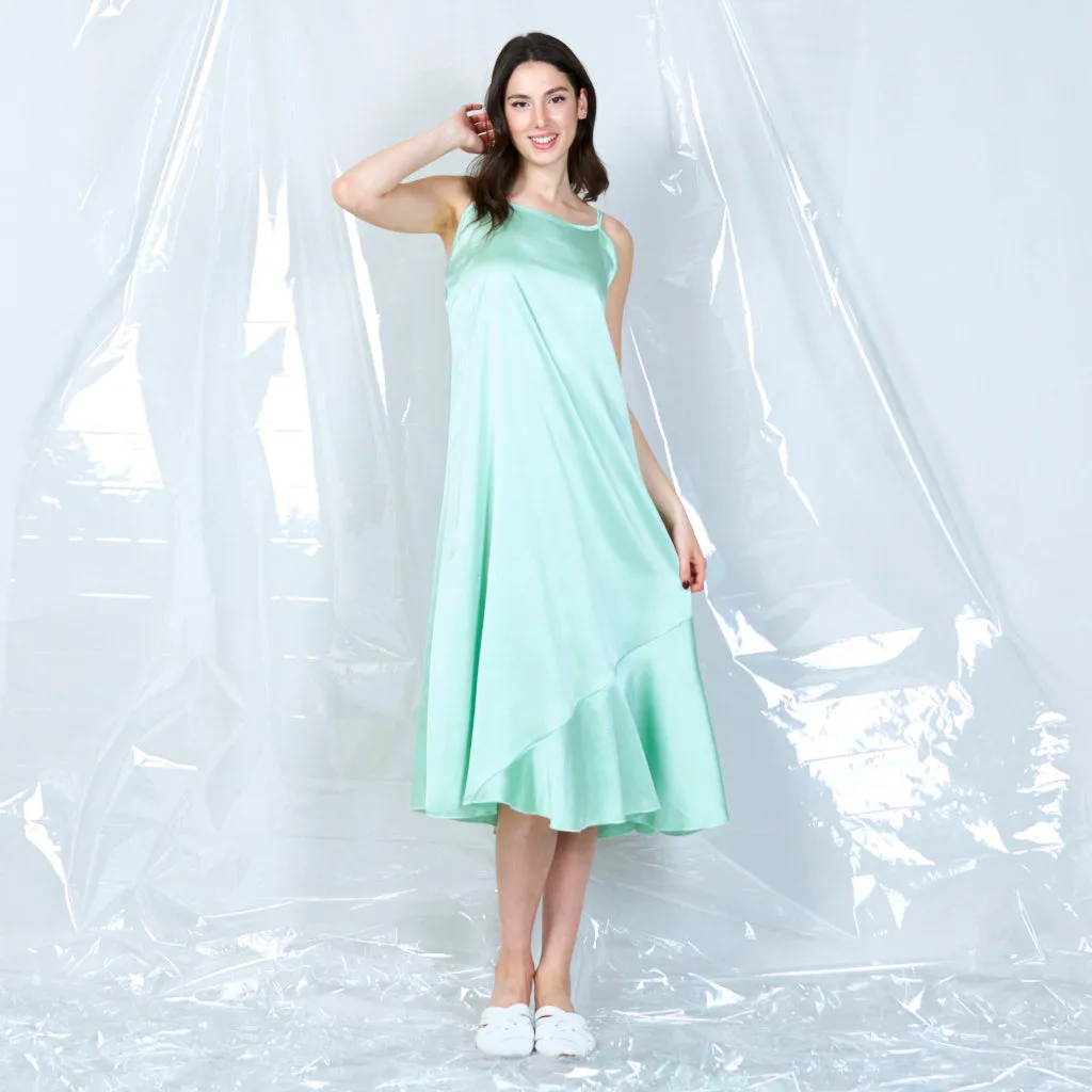 Silky spaghetti strap dress wholesale