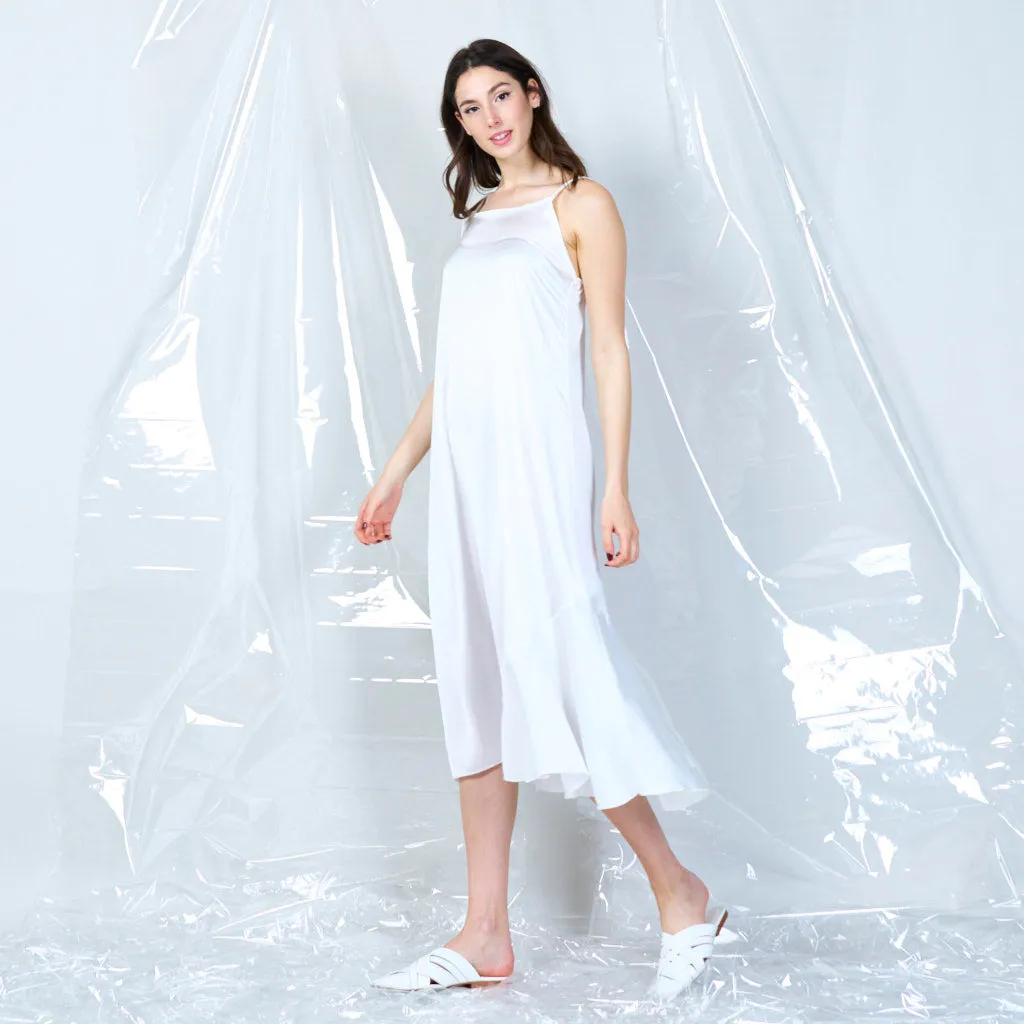 Silky spaghetti strap dress wholesale