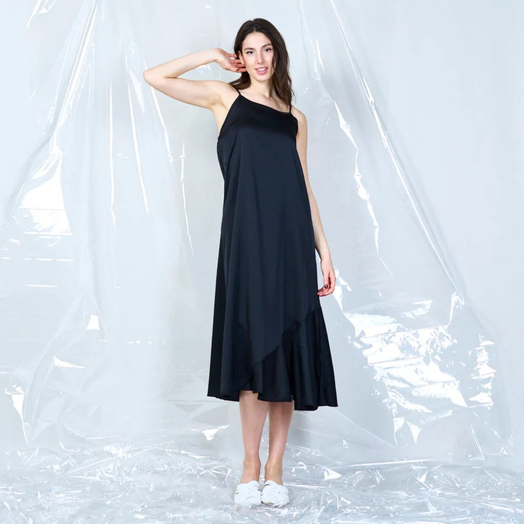 Silky spaghetti strap dress wholesale