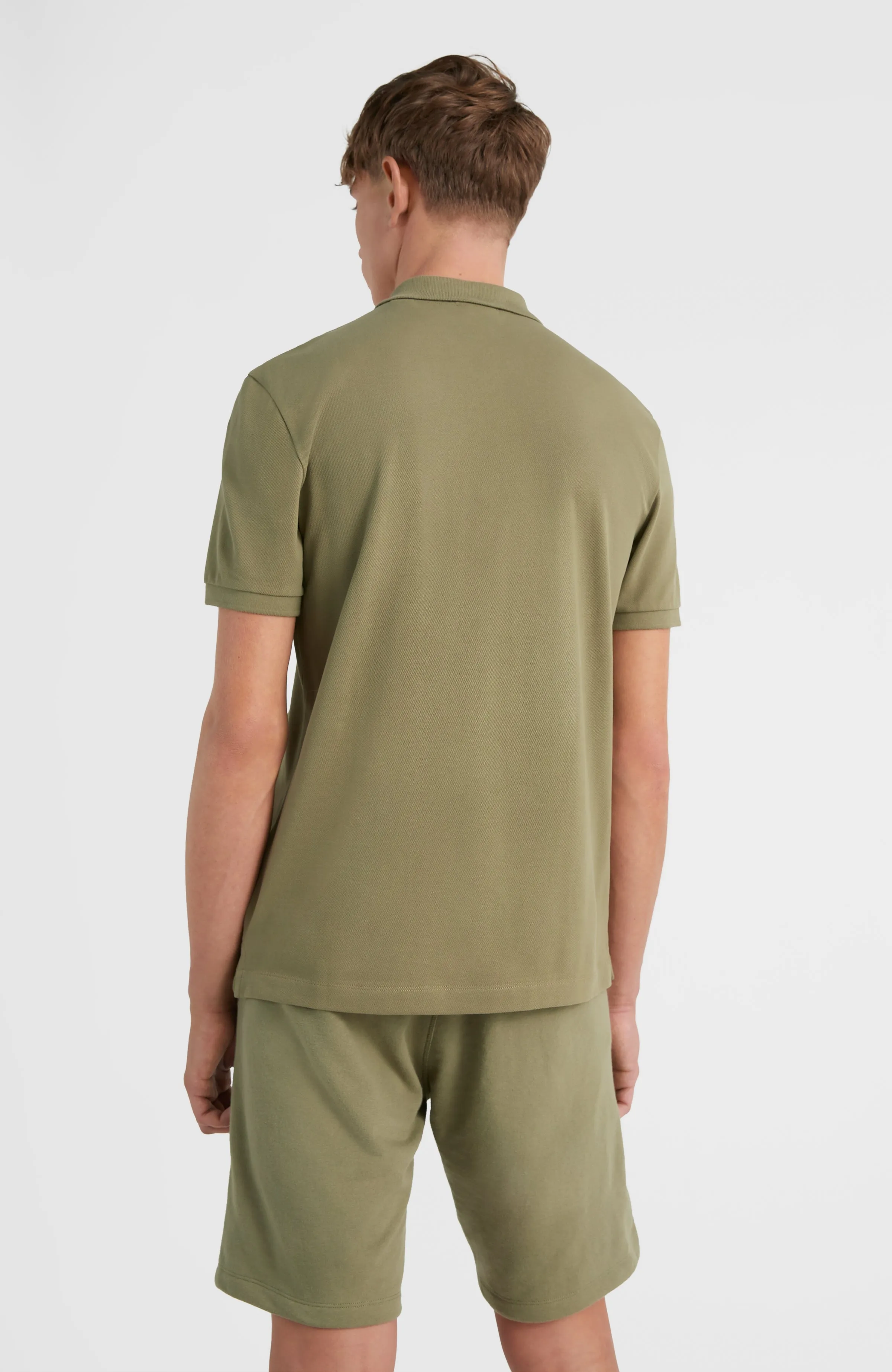 Surf State Polo Shirt | Deep Lichen Green