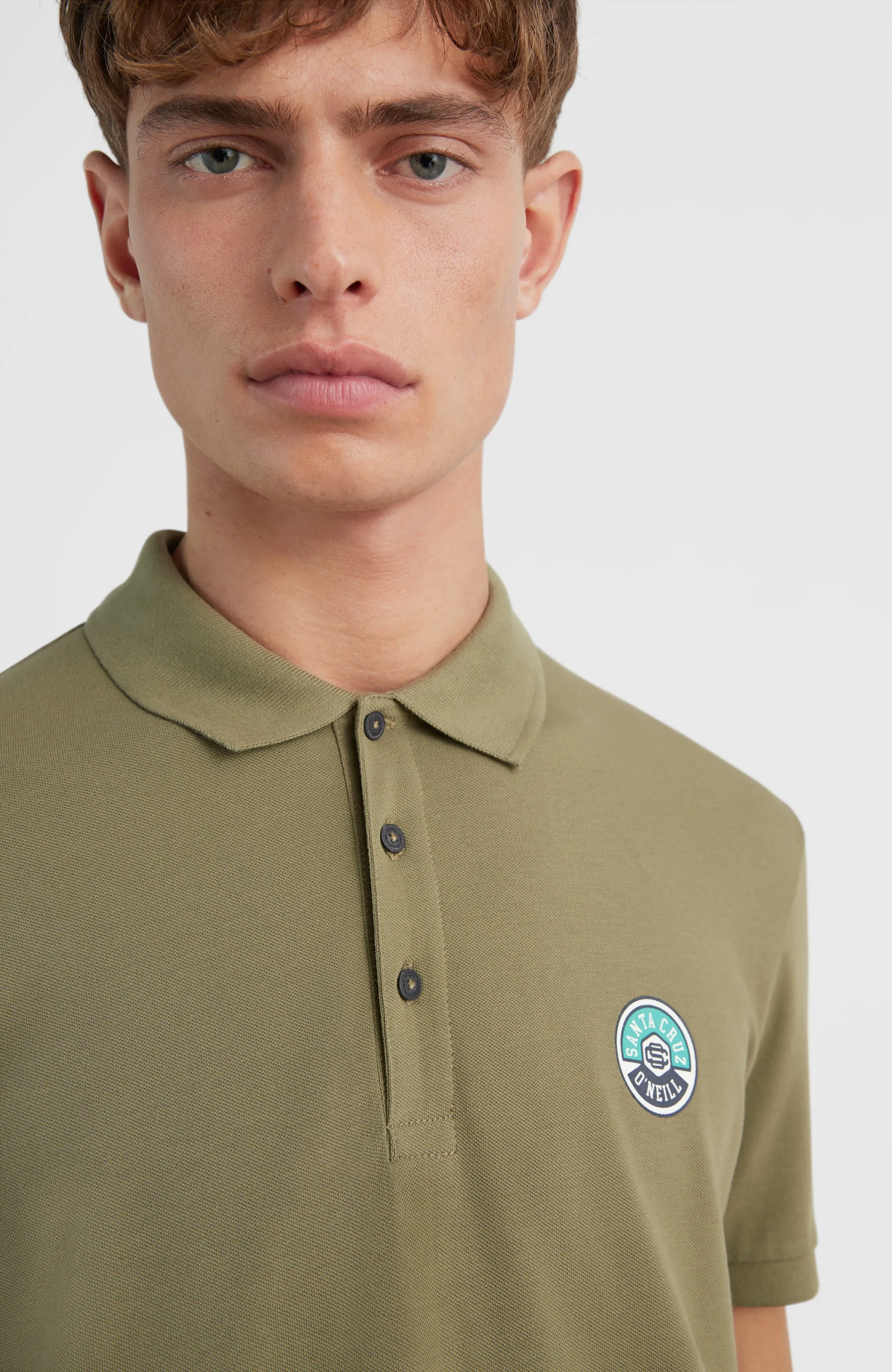 Surf State Polo Shirt | Deep Lichen Green