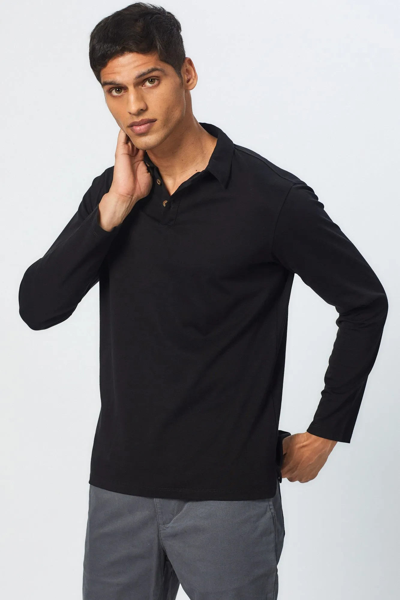 The Pima Polo | Long Sleeve