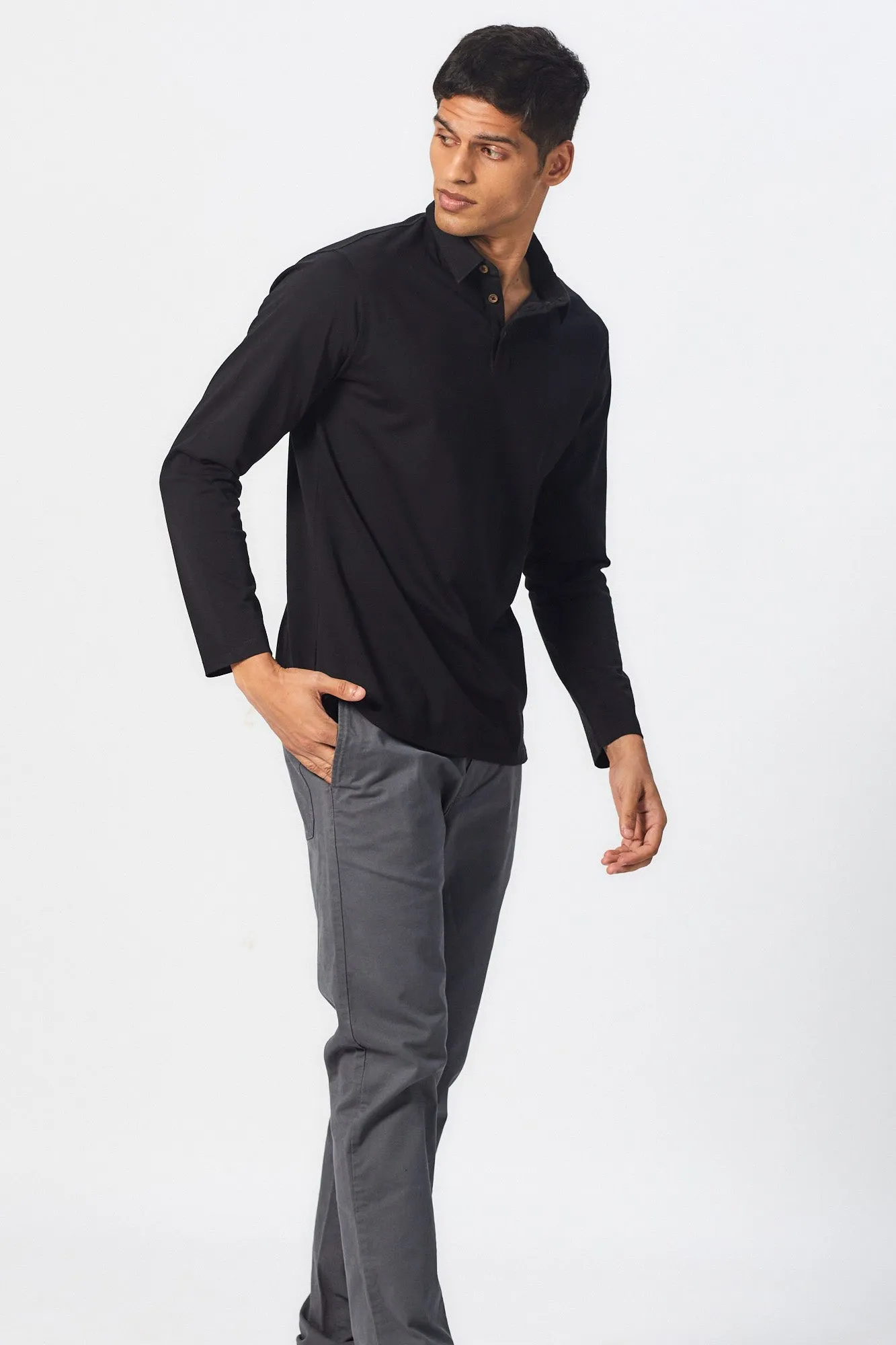 The Pima Polo | Long Sleeve