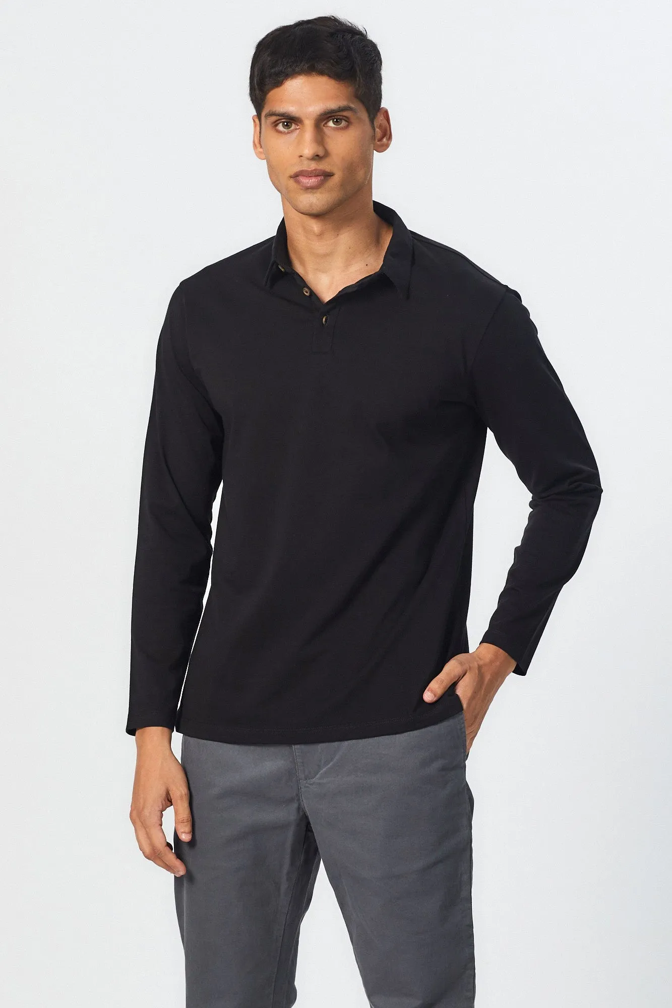 The Pima Polo | Long Sleeve