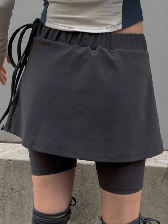 Tie Strap Sheer Mesh Modern Cropped Long Sleeve Blouse