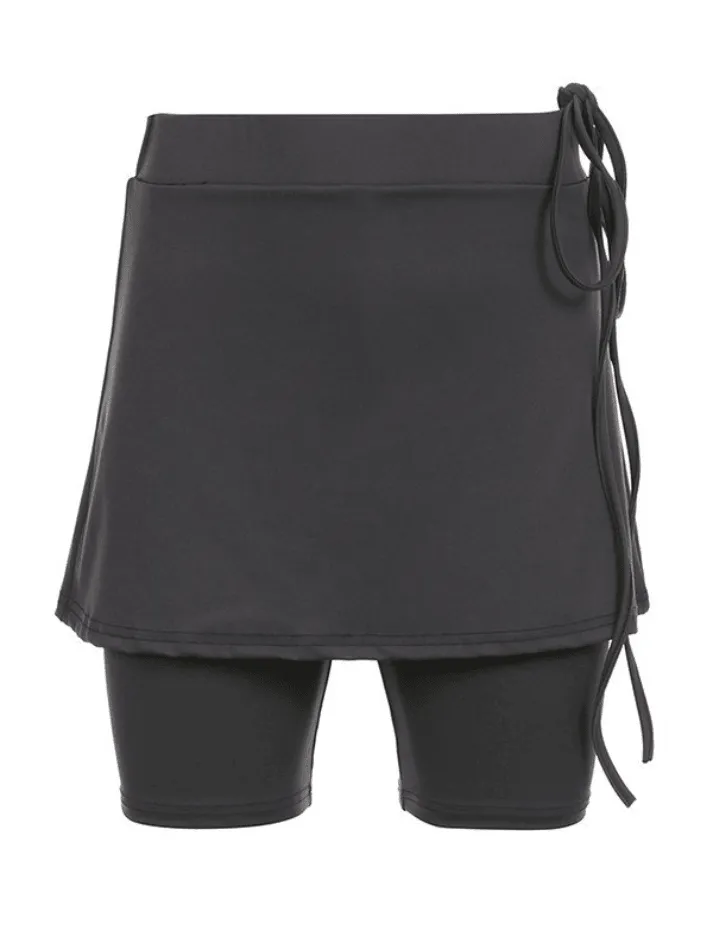 Tie Strap Sheer Mesh Modern Cropped Long Sleeve Blouse