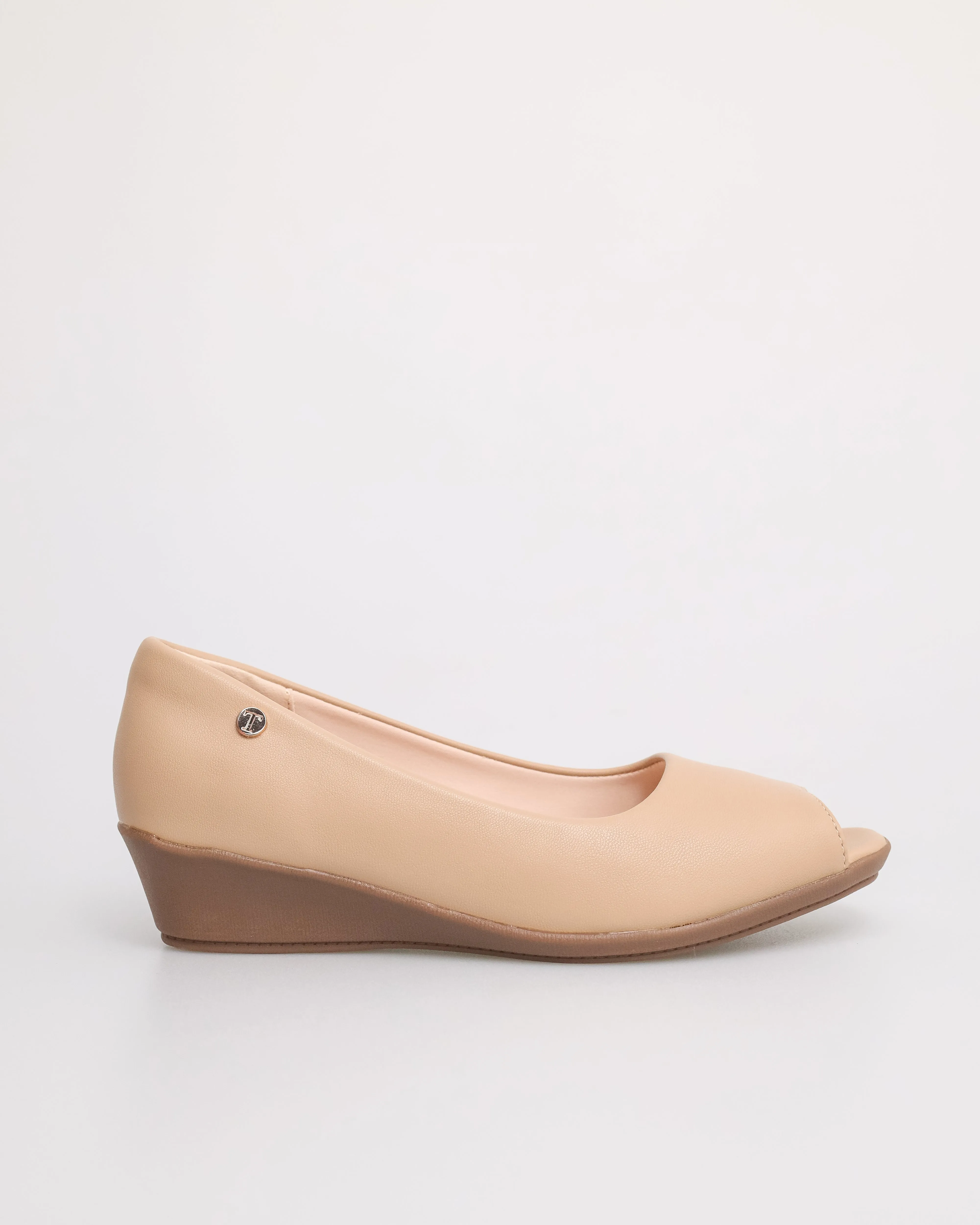 Tomaz NN228 Ladies Wedges Low Heels (Beige)