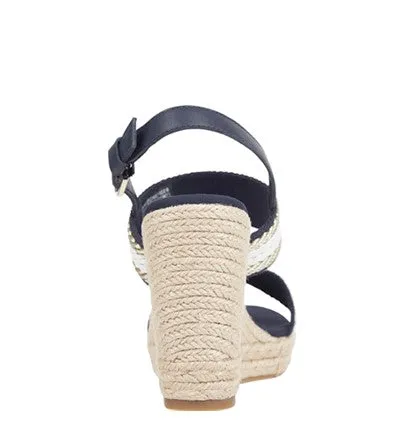 TOMMY HILFIGER GOLDEN WEBBING WEDGE
