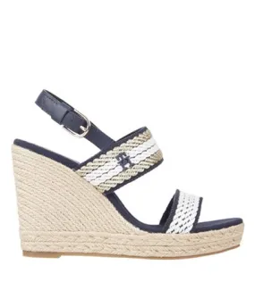 TOMMY HILFIGER GOLDEN WEBBING WEDGE