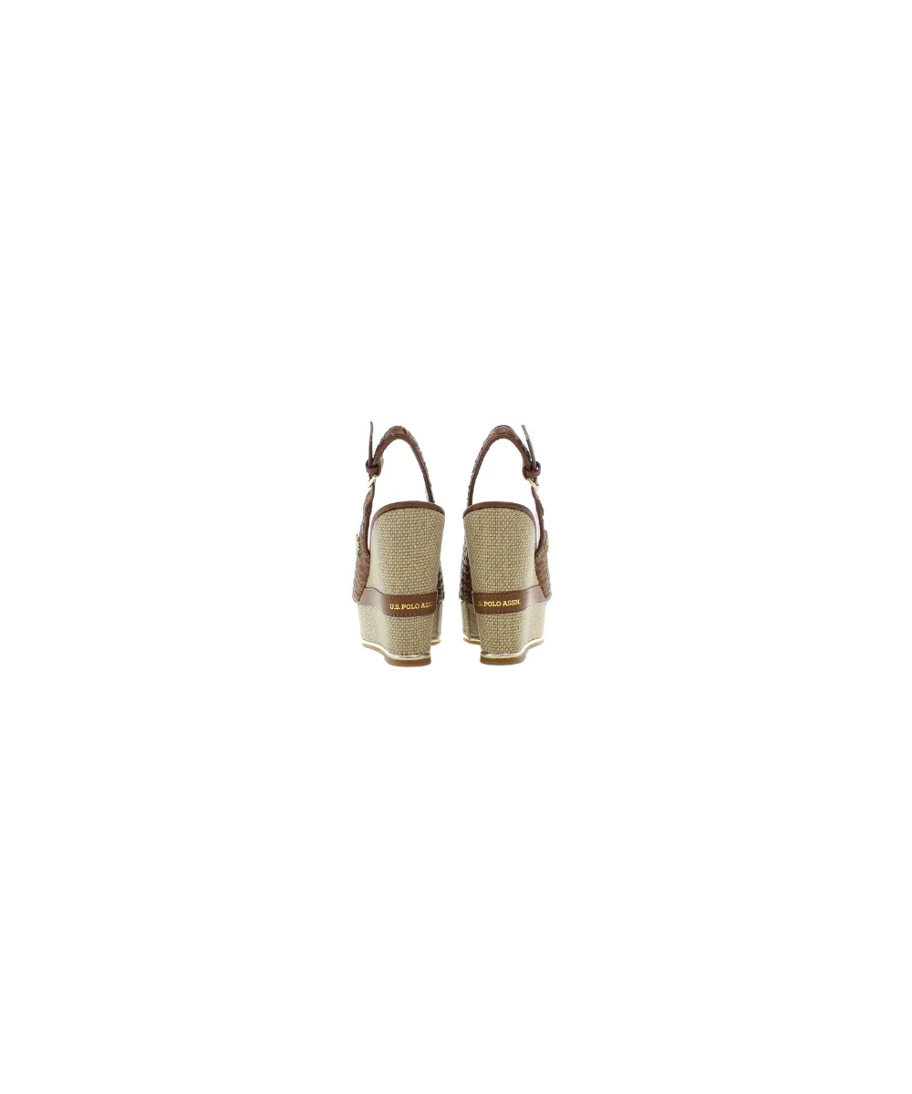 US POLO WOMENS OPENTOE WEDGE