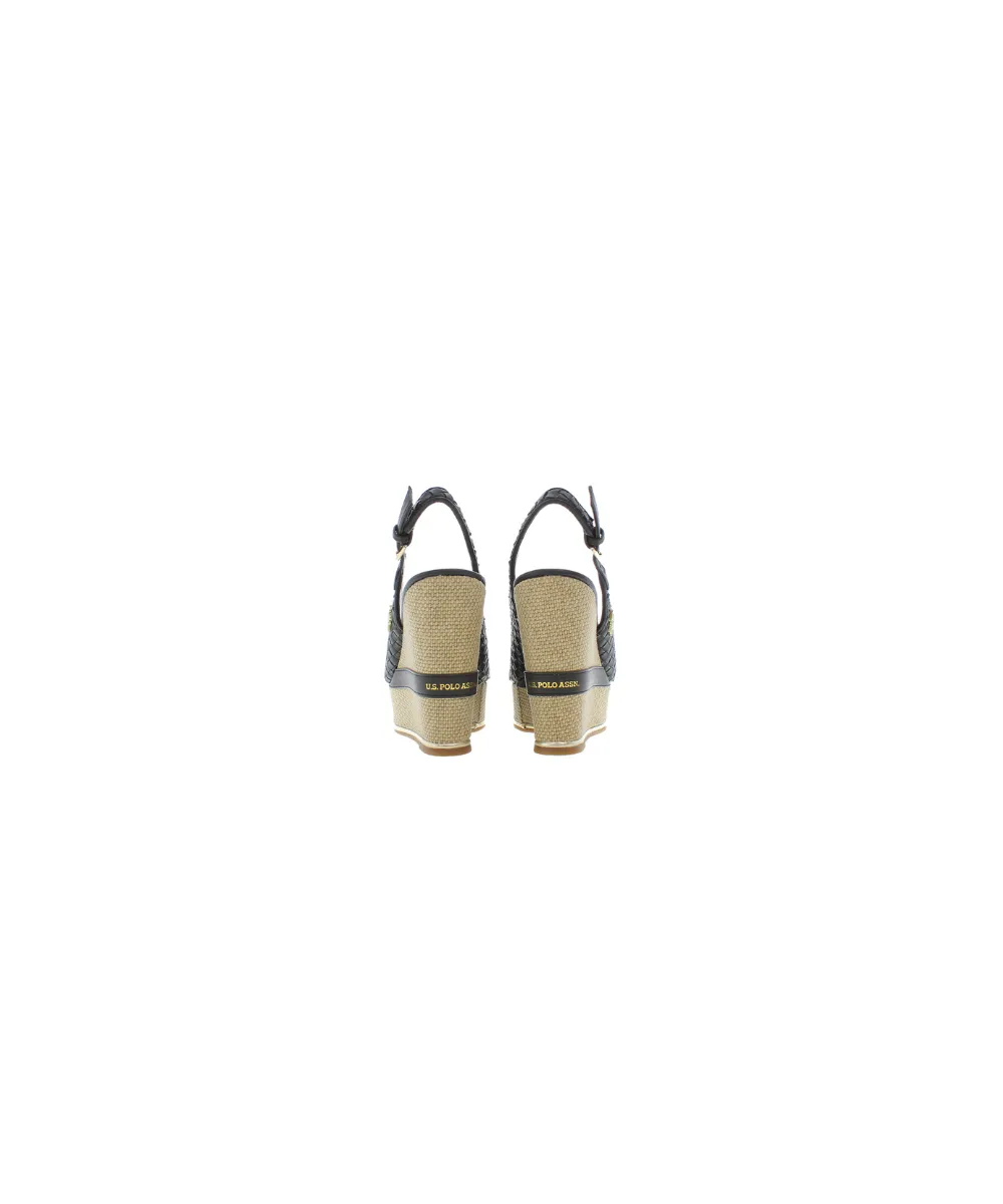 US POLO WOMENS OPENTOE WEDGE