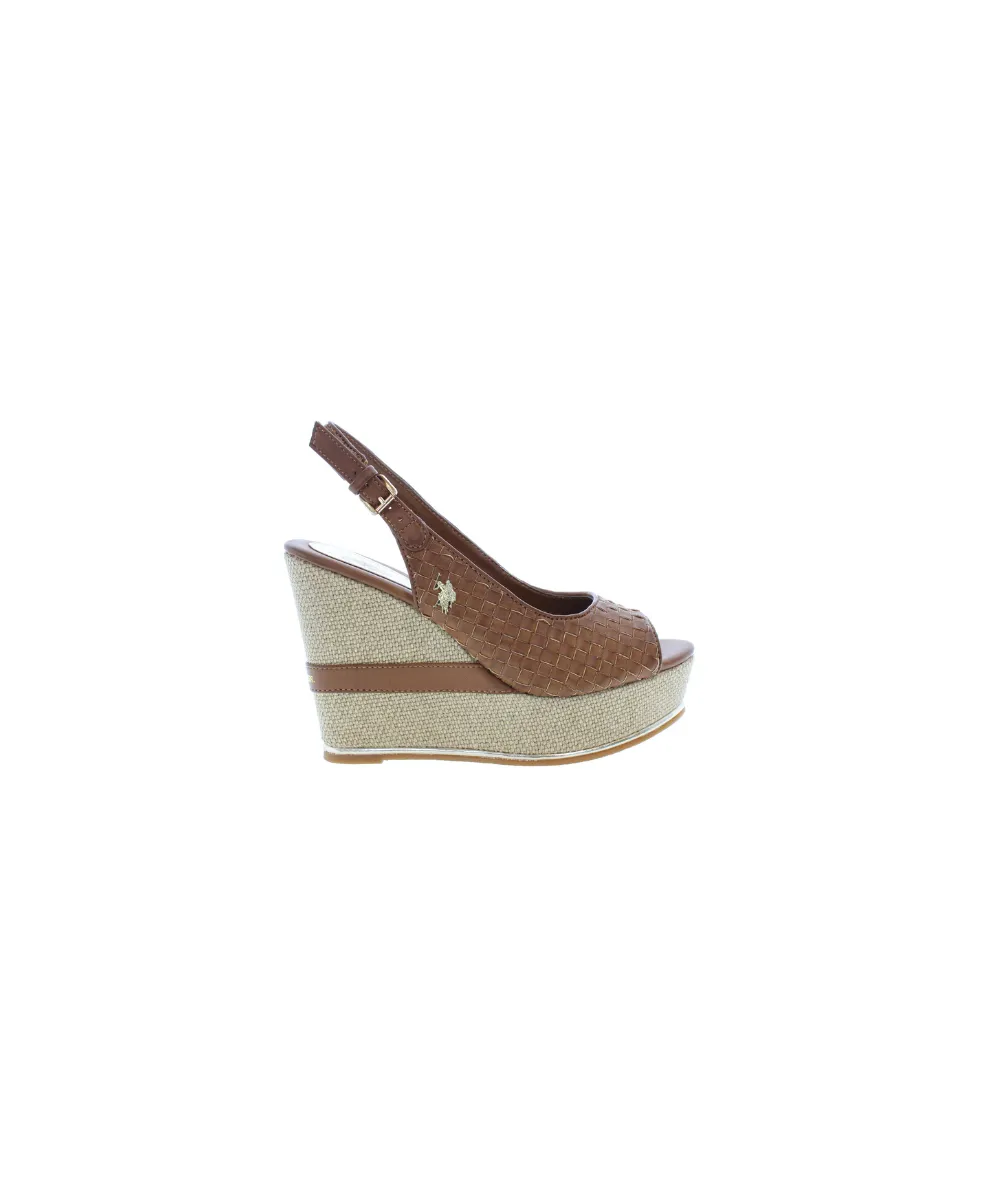 US POLO WOMENS OPENTOE WEDGE