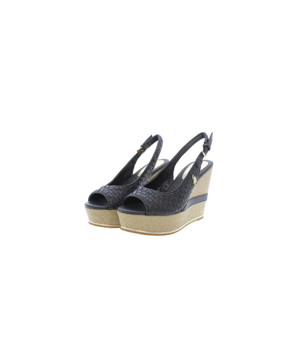 US POLO WOMENS OPENTOE WEDGE