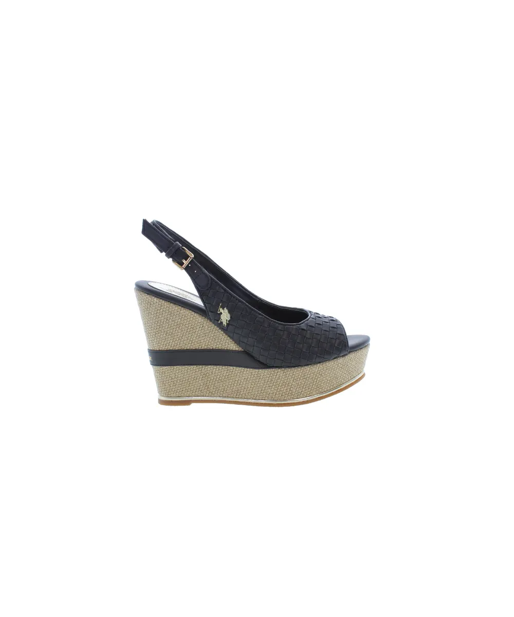 US POLO WOMENS OPENTOE WEDGE