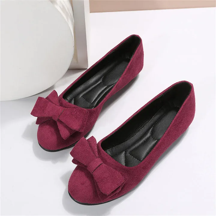 WILMA | Elegant Casual Bow Detail Flats for Women
