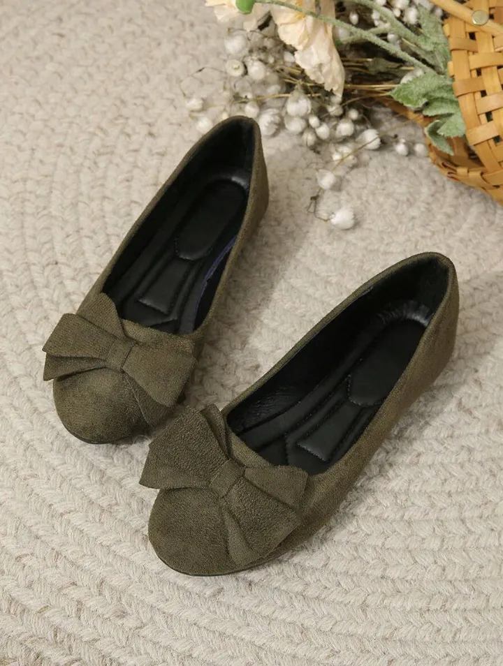 WILMA | Elegant Casual Bow Detail Flats for Women