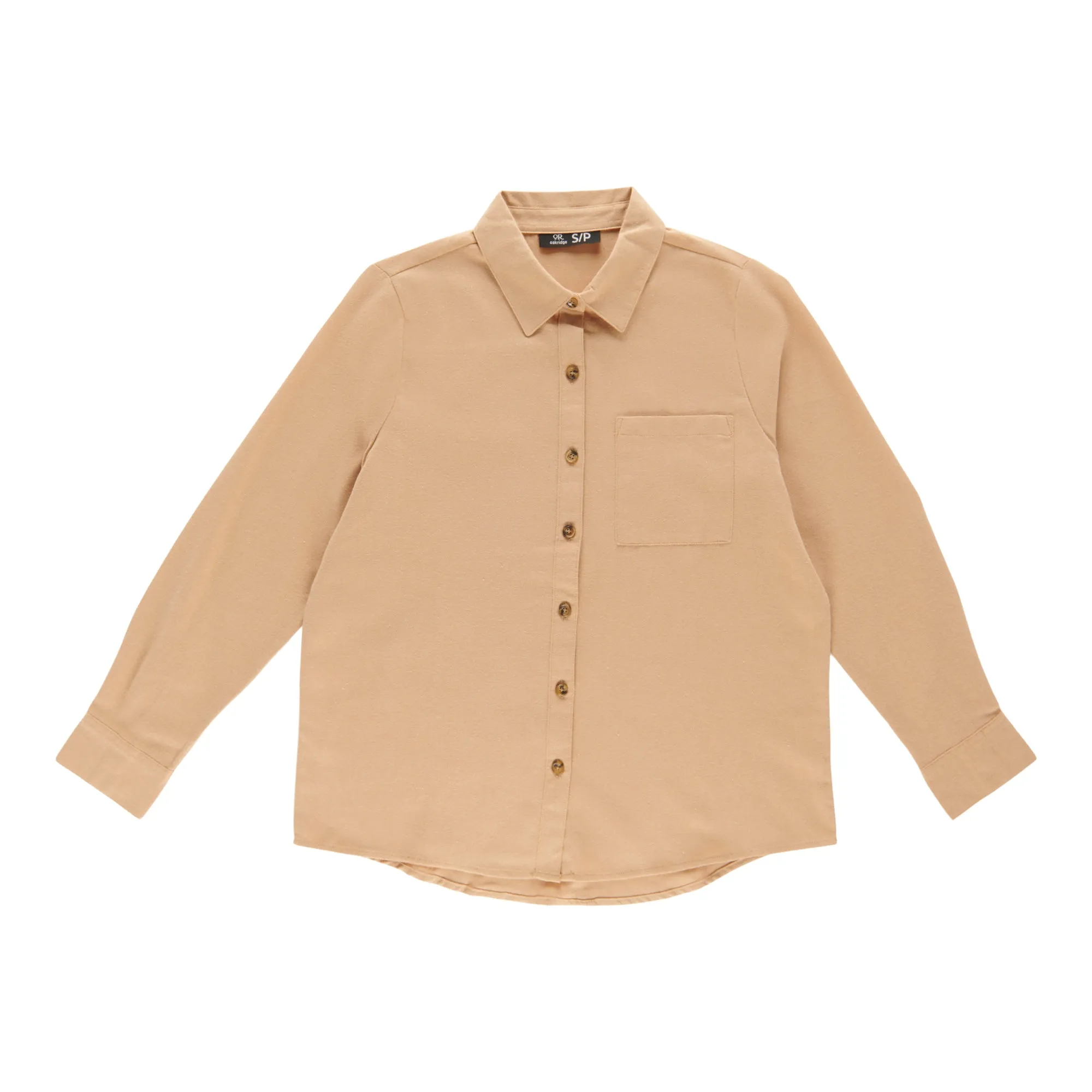 Women's Collared Flannel Shirt