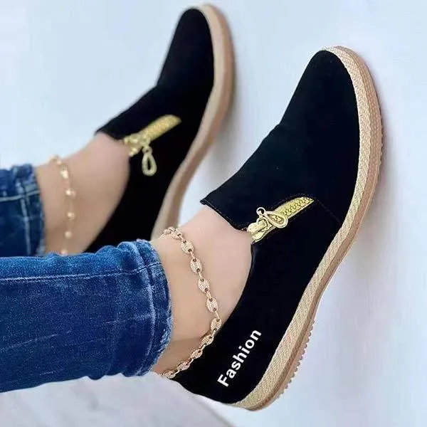 Women'S Round Toe Flat Casual Shoes 72687073C