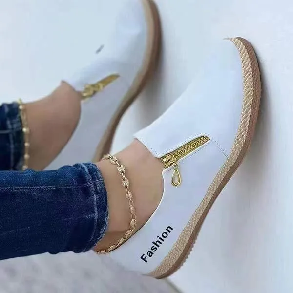 Women'S Round Toe Flat Casual Shoes 72687073C
