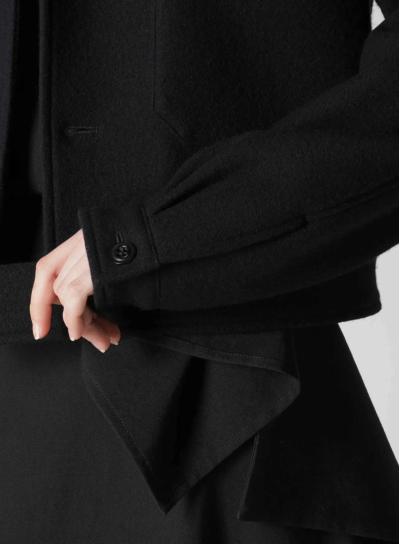WOOL SINGLE MOSSER BLOUSON