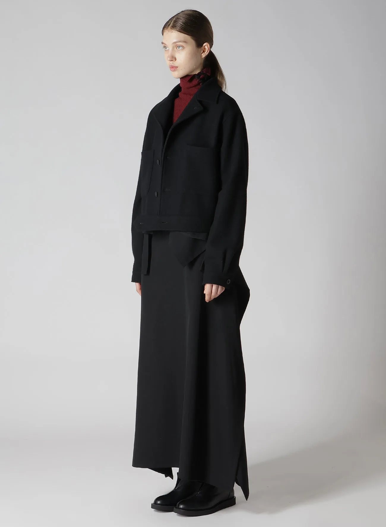WOOL SINGLE MOSSER BLOUSON