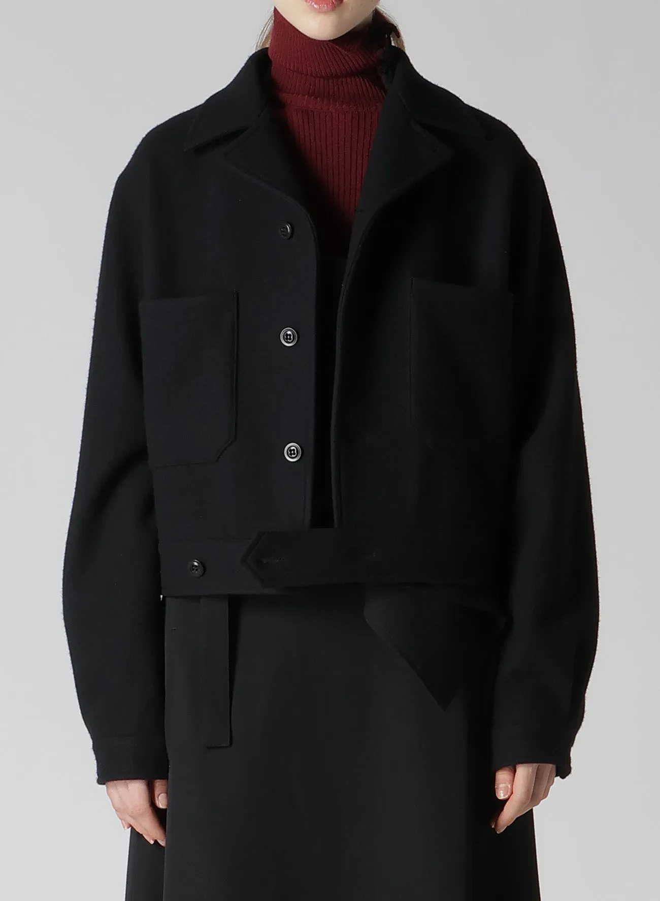 WOOL SINGLE MOSSER BLOUSON